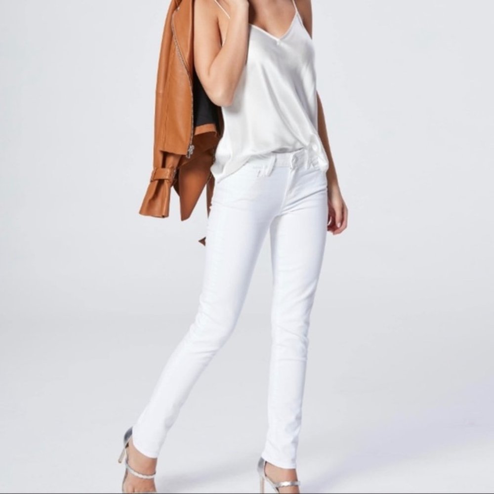 Paige Skyline Ankle Peg Skinny Stretch Denim Jean
